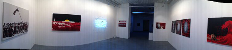 undercurrents exhibition install 3 @ red gallery north fitzroy vic by artist sittoula sitlakone